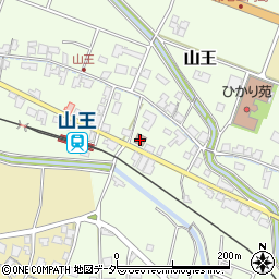 山王郵便局周辺の地図