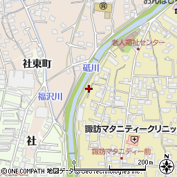 長野県諏訪郡下諏訪町58周辺の地図