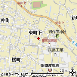 長野県諏訪郡下諏訪町10622周辺の地図