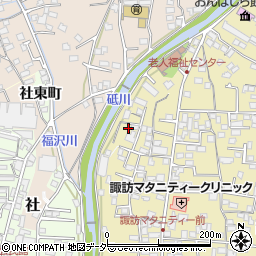 長野県諏訪郡下諏訪町71周辺の地図