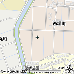 福井県福井市西堀町周辺の地図