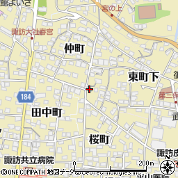 長野県諏訪郡下諏訪町365周辺の地図