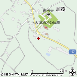 茨城県かすみがうら市加茂4458周辺の地図
