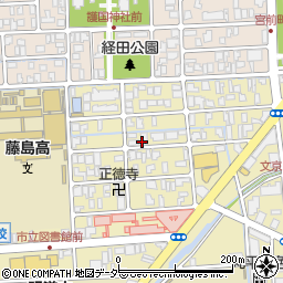 福井県福井市文京2丁目周辺の地図