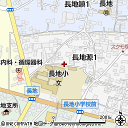 長野県岡谷市長地源1丁目周辺の地図