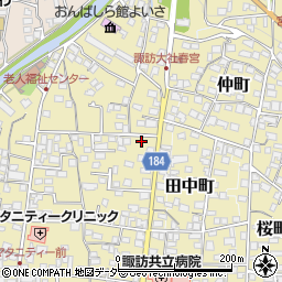 長野県諏訪郡下諏訪町206周辺の地図