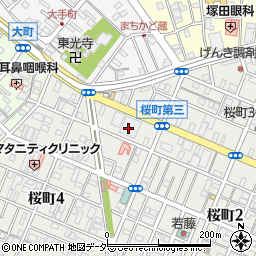 白寿生科学研究所　茨城営業所周辺の地図