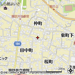 長野県諏訪郡下諏訪町402周辺の地図