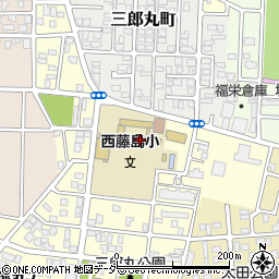 福井市立西藤島小学校周辺の地図