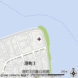 土浦港町クリニック周辺の地図