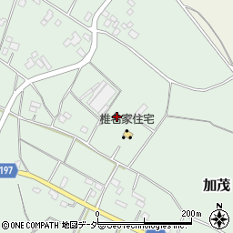 茨城県かすみがうら市加茂4154周辺の地図