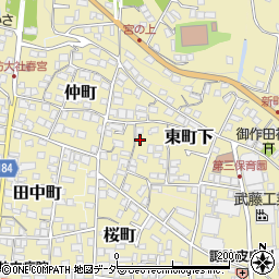 長野県諏訪郡下諏訪町東町下394周辺の地図
