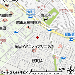 コーポオカノ　１号棟周辺の地図