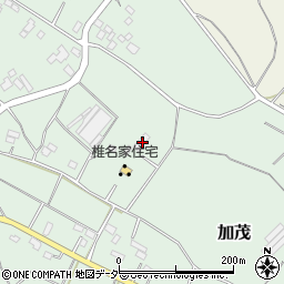 茨城県かすみがうら市加茂4147周辺の地図