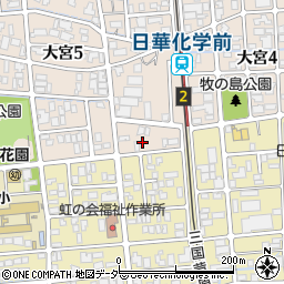 高草木警備保障福井周辺の地図