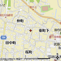 長野県諏訪郡下諏訪町395周辺の地図