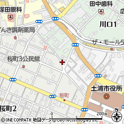 【宴会個室・炭火焼鳥】 下町酒場あっぱれ 土浦店周辺の地図