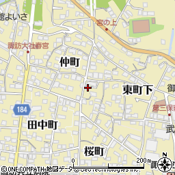 長野県諏訪郡下諏訪町399周辺の地図