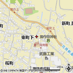 長野県諏訪郡下諏訪町3909周辺の地図