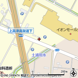 バーガーキング イオンモール土浦店周辺の地図