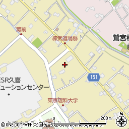 プライスセンター久喜店周辺の地図
