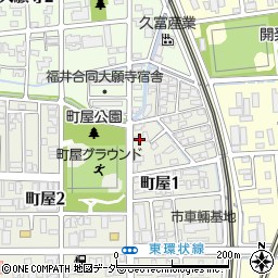 日本型枠工事業協会　福井県支部周辺の地図