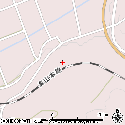 岐阜県高山市一之宮町洞上4574周辺の地図