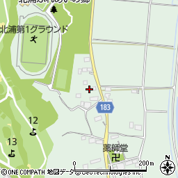 茨城県行方市山田1194周辺の地図