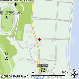 茨城県行方市山田734周辺の地図