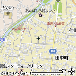 長野県諏訪郡下諏訪町大門周辺の地図
