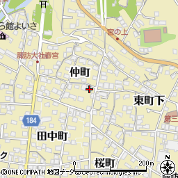 長野県諏訪郡下諏訪町404-3周辺の地図