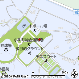 小川町総合運動場周辺の地図