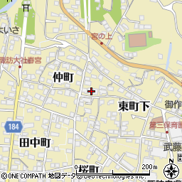 長野県諏訪郡下諏訪町508周辺の地図