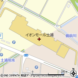 リンガーハットイオンモール土浦店周辺の地図