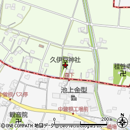 久伊豆神社周辺の地図