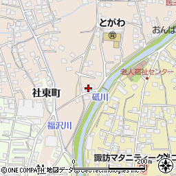 長野県諏訪郡下諏訪町東山田6711周辺の地図