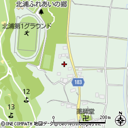 茨城県行方市山田1193-1周辺の地図