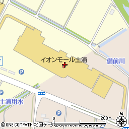 ユニクロイオンモール土浦店周辺の地図