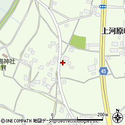 茨城県つくば市上河原崎243周辺の地図
