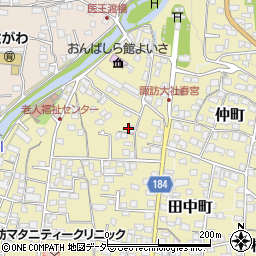 長野県諏訪郡下諏訪町155周辺の地図