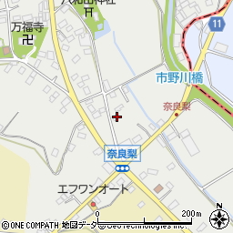 埼玉県比企郡小川町奈良梨123-9周辺の地図