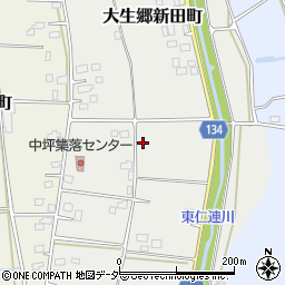 茨城県常総市大生郷新田町832周辺の地図