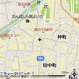 長野県諏訪郡下諏訪町200周辺の地図