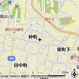 長野県諏訪郡下諏訪町485周辺の地図
