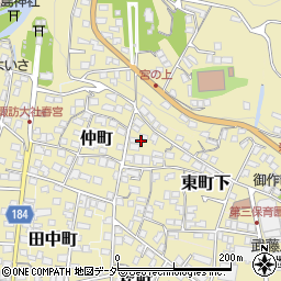 長野県諏訪郡下諏訪町東町下504周辺の地図