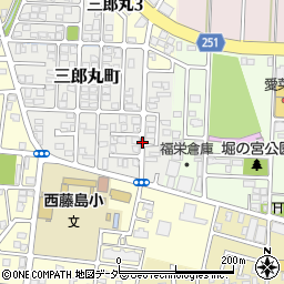 福井県福井市三郎丸町周辺の地図