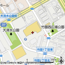 常陽銀行ヨークベニマルつくば竹園店 ＡＴＭ周辺の地図