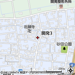 福井県福井市開発3丁目1403周辺の地図