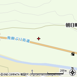 岐阜県高山市朝日町浅井687周辺の地図