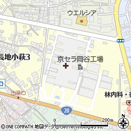 京セラ長野岡谷工場周辺の地図